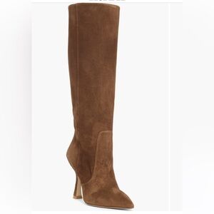 Stuart Weitzman Parton 100 Stiletto Boot - Espresso